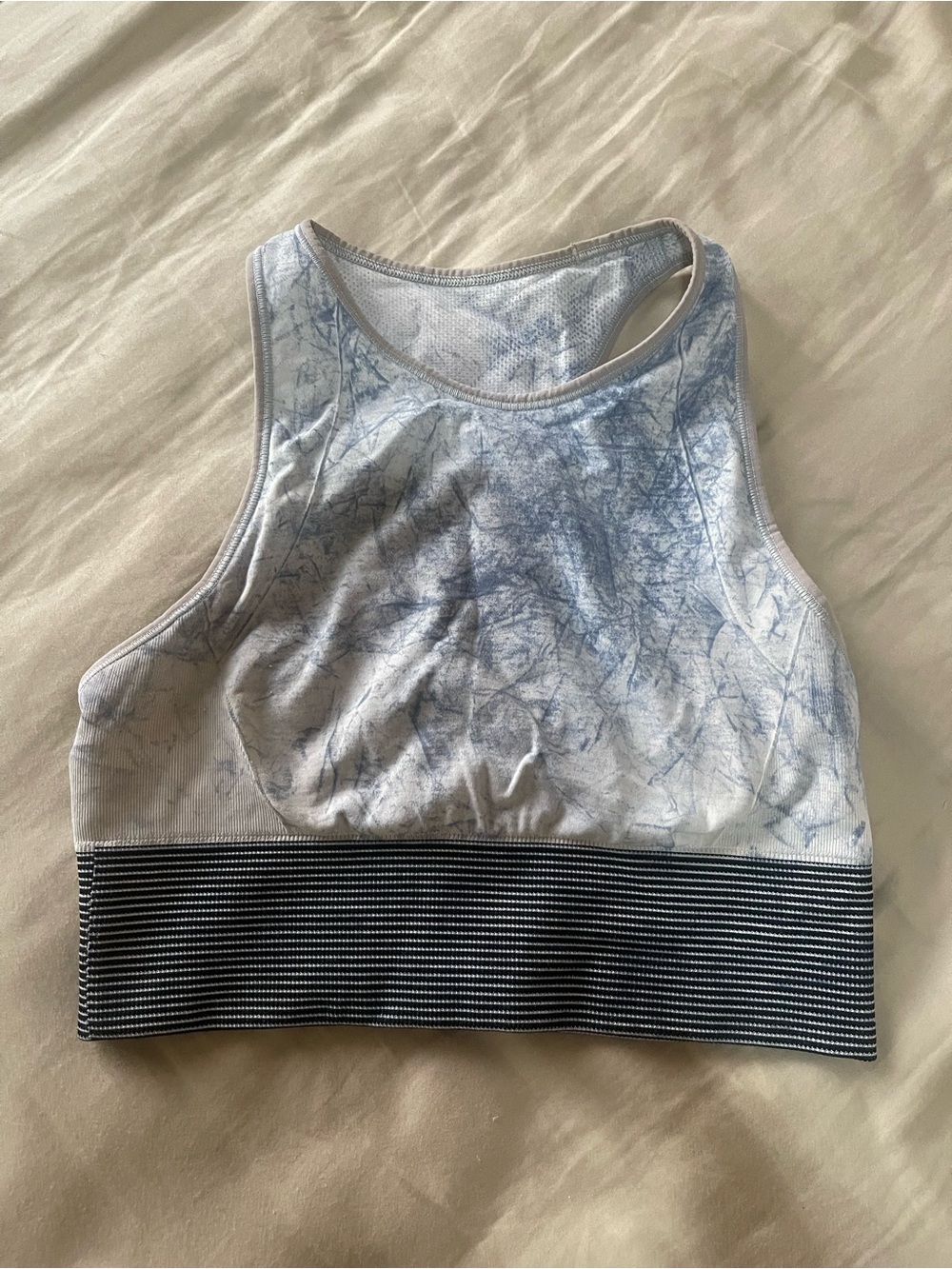 Lululemon Blue Marble Sports bra